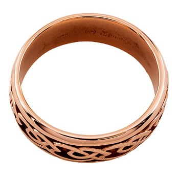 9ct rose gold Clogau Wedding Ring size Z